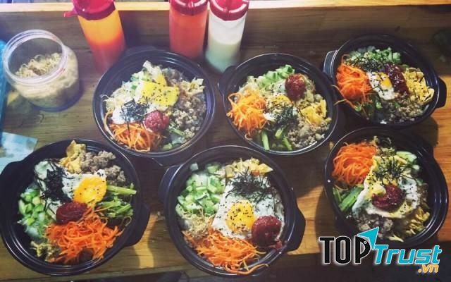 Đồ ăn bắt mắt và đầy hấp dẫn