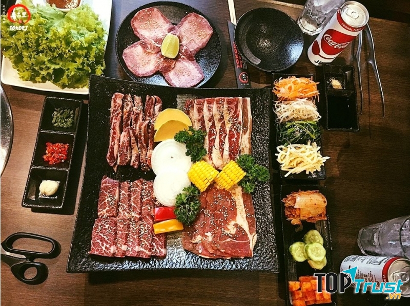 Món ăn ngon, hấp dẫn tại Tokori BBQ 105 Ngô Quyền