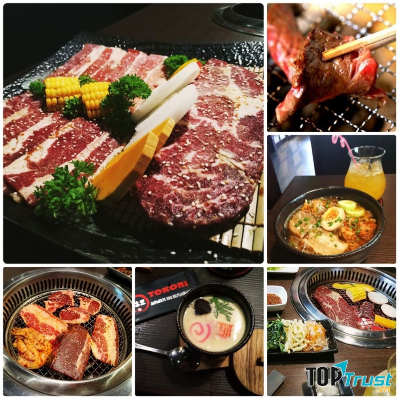 Set nướng hấp dẫn tại nhà hàng