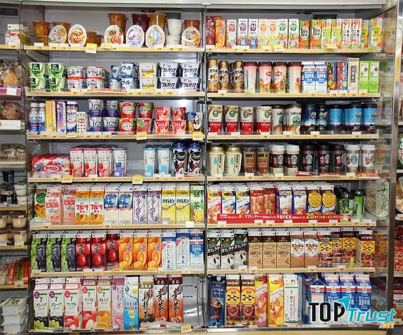 Các mặt hàng được xếp gọn