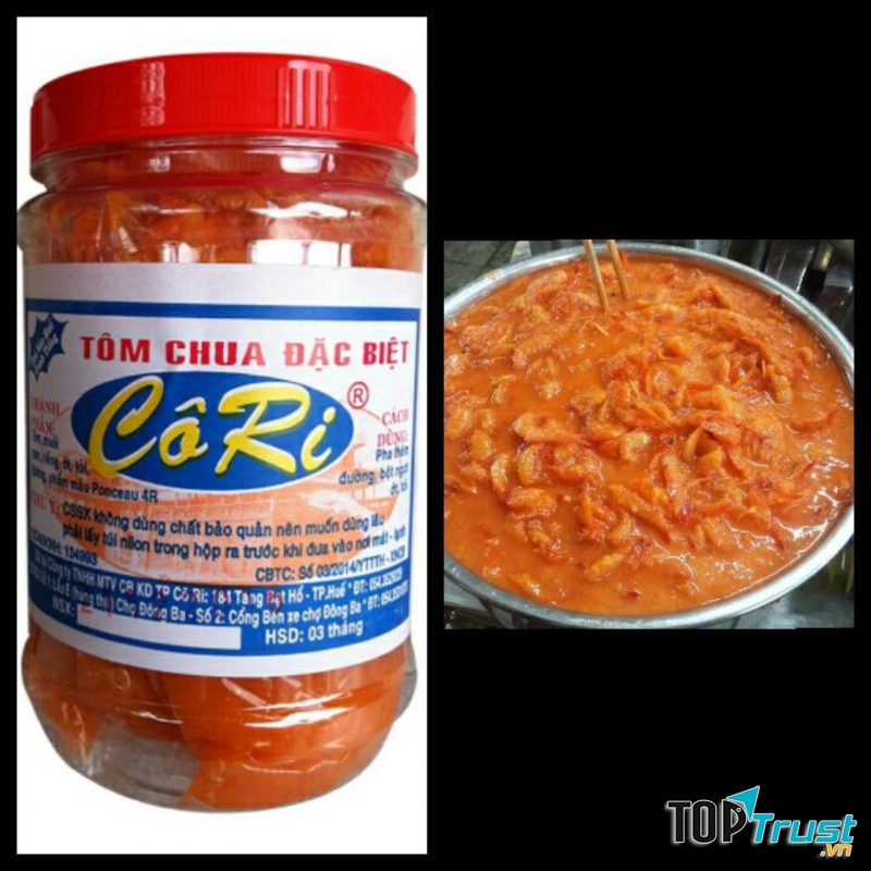 Tôm chua Cô Ri