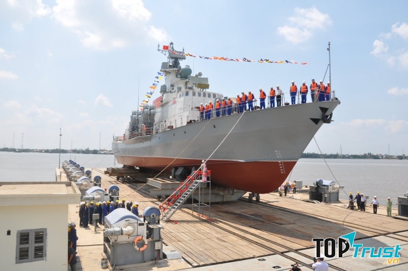 Tổng Công ty Ba Son hạ thủy tàu tên lửa tấn công nhanh