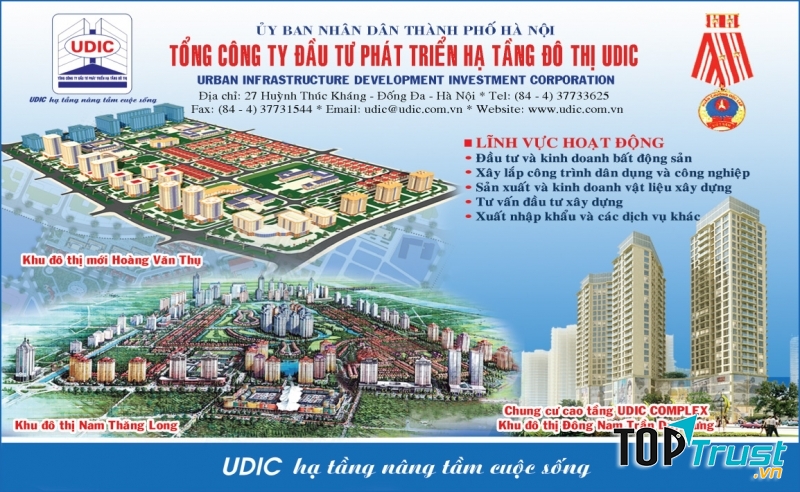 Poster quảng cáo của công ty Udic.