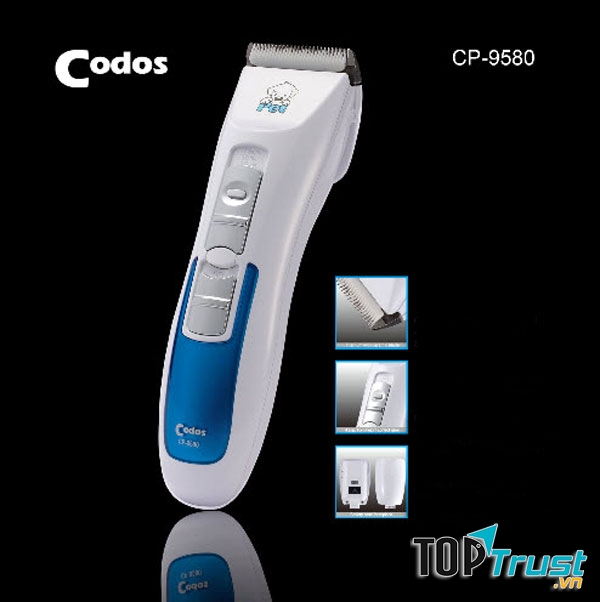 Tông đơ cắt lông Codos CP 9850 tuyệt đối không xảy ra hiện tượng trên, máy chạy êm, hầu như không gây ra tiếng động, không làm hoảng sợ các chú cún