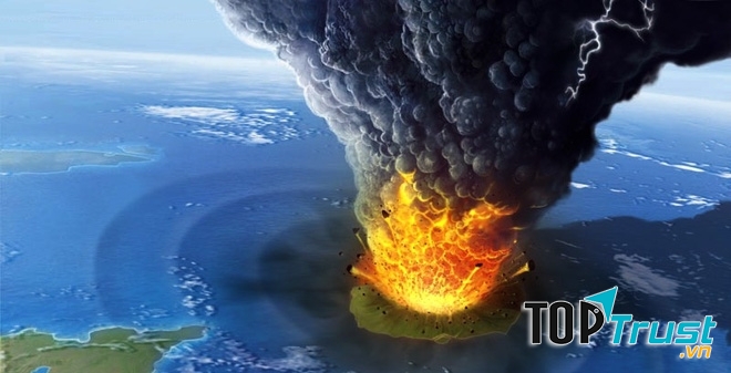 Vụ nổ Krakatoa năm 1883 tạo ra 