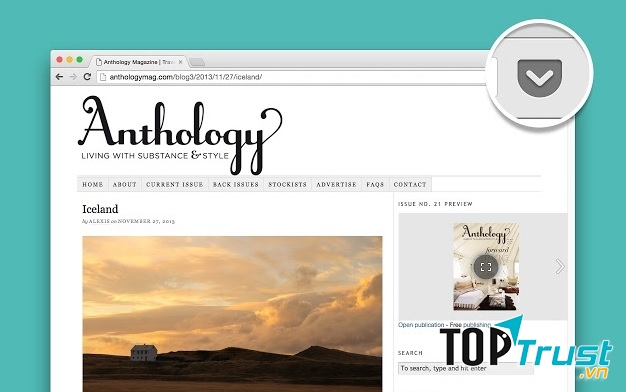 Pocket là công cụ tuyệt vời để lưu trữ dữ liệu