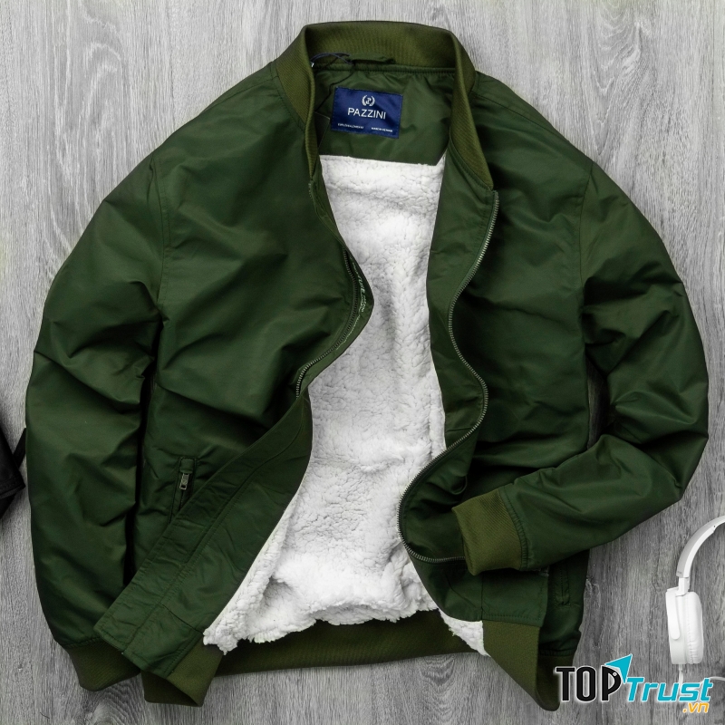 Áo khoác bomber lông cừu