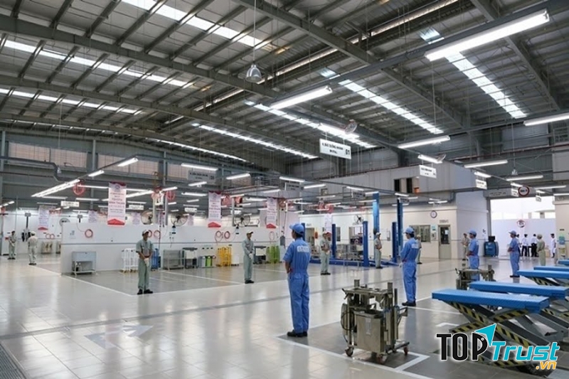 Phòng bảo dưỡng xe Toyota Đông Sài Gòn