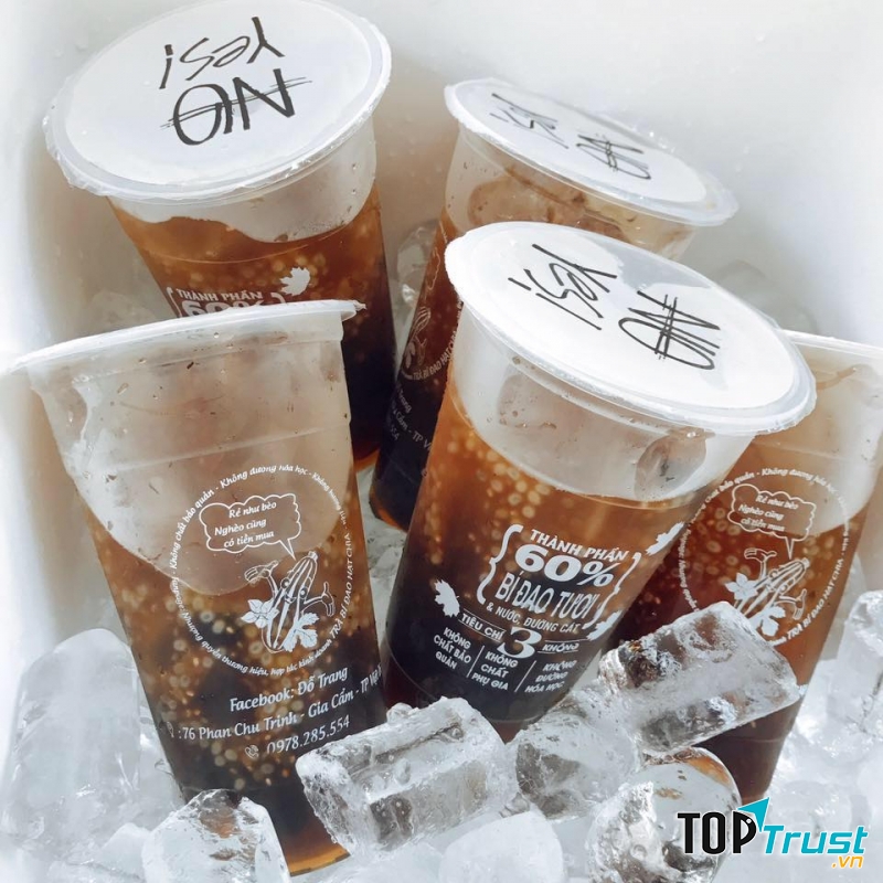 Trà bí đao hạt chia