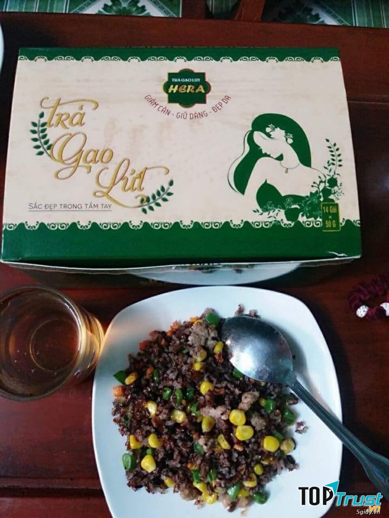 Trà gạo lứt giảm cân Hera