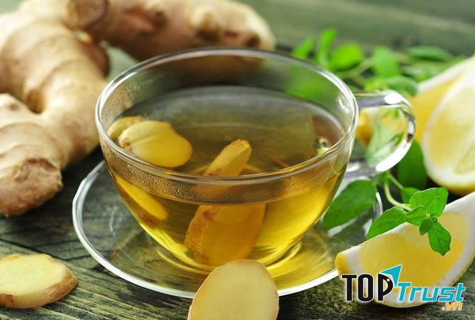 Uống trà gừng vào buổi sáng tốt cho cơ thể