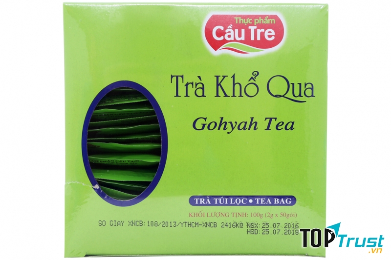 Trà khổ qua Cầu Tre có dạng cắt lát và cả túi lọc tiện dụng mọi lúc mọi nơi