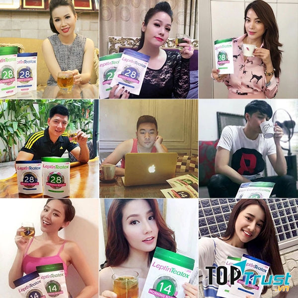 Rất nhiều ca sĩ, diễn viên, hotgirl, gymer đã và đang sử dụng trà Leptin Teatox để giảm cân