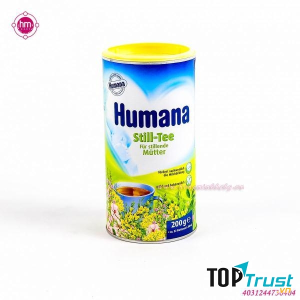 Trà cốm thảo dược hòa tan Humana