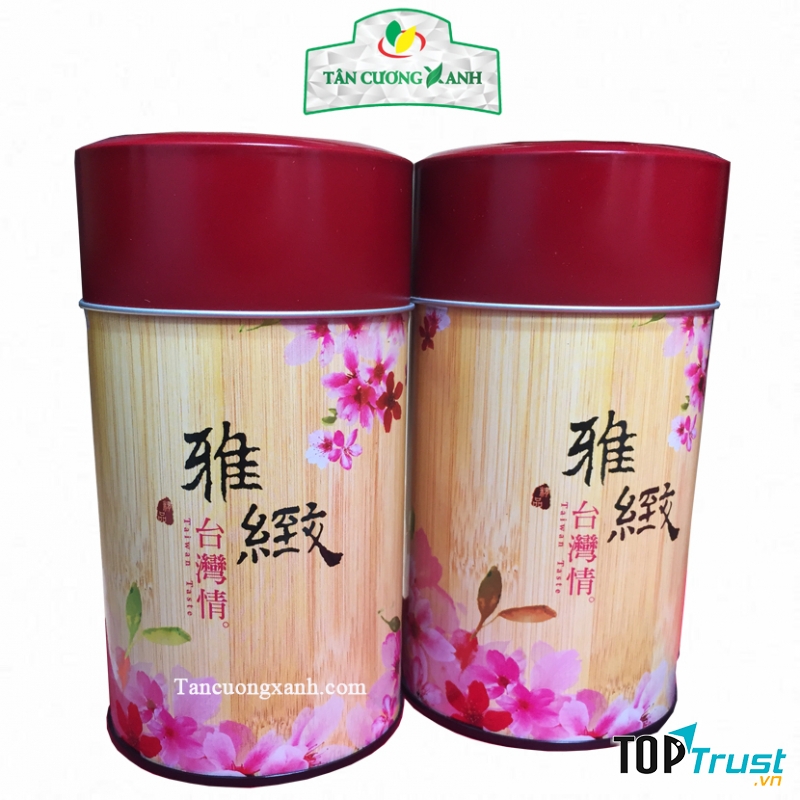 Hộp Trà Ô Long Cao Cấp Hoa Đào 200gram