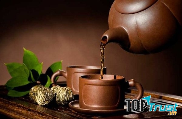 Trà là hương vị không thể thiếu trong ngày Tết