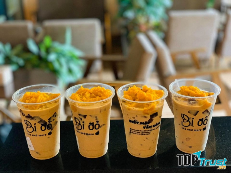 Trà Sữa Bí Đỏ - Tea and More