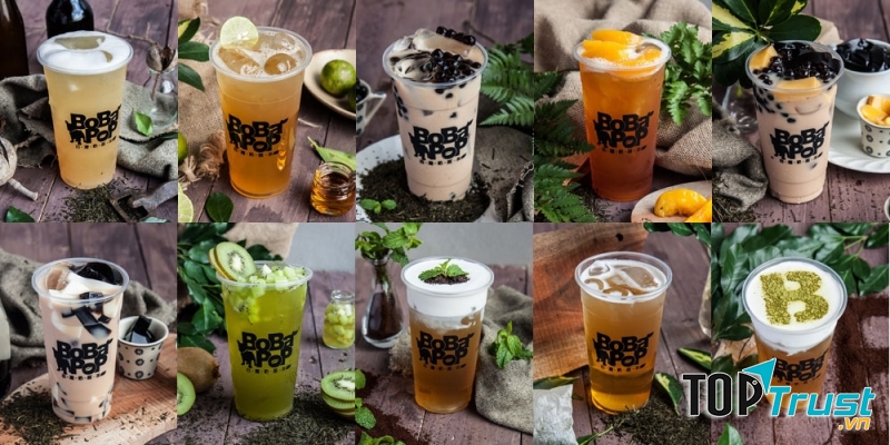 Loạt đồ uống rất bắt mắt của Bobapop