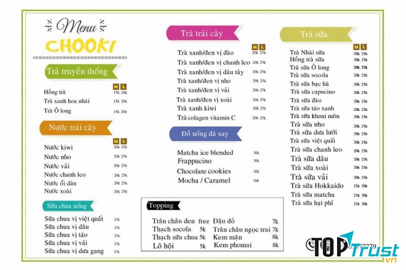 Trà sữa Chooki