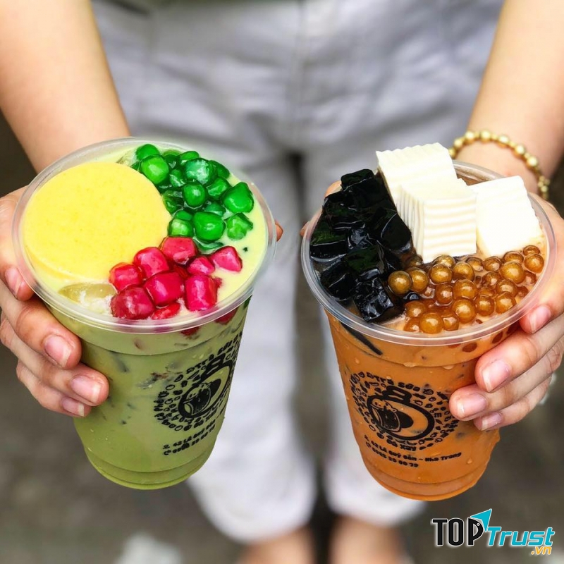 Trà sữa ở đây pha chế ngon và hấp dẫn, bắt mắt
