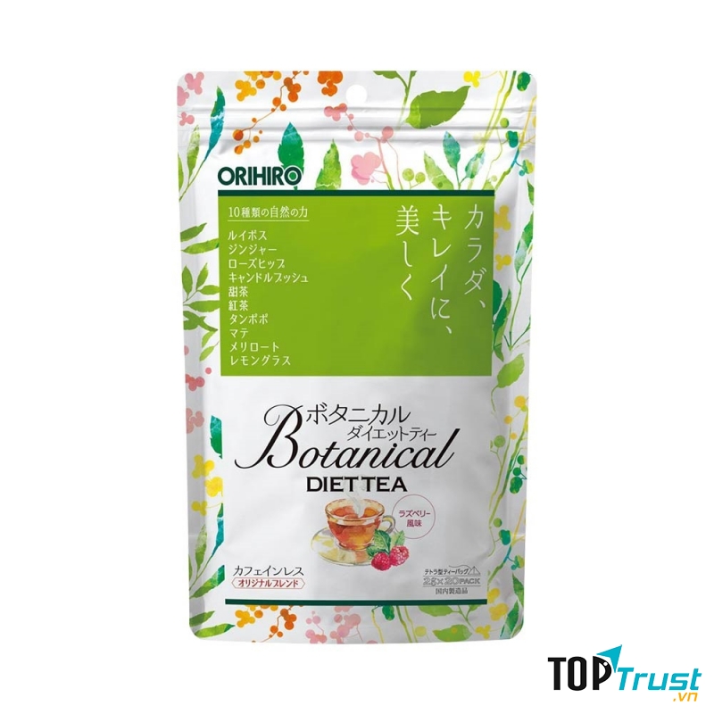 Trà thảo dược hỗ trợ giảm cân Orihiro Botanical Diet Tea