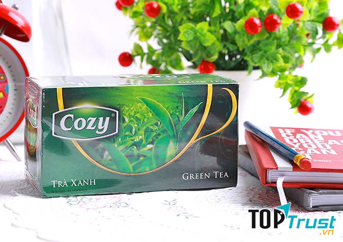 Trà xanh túi lọc Cozy