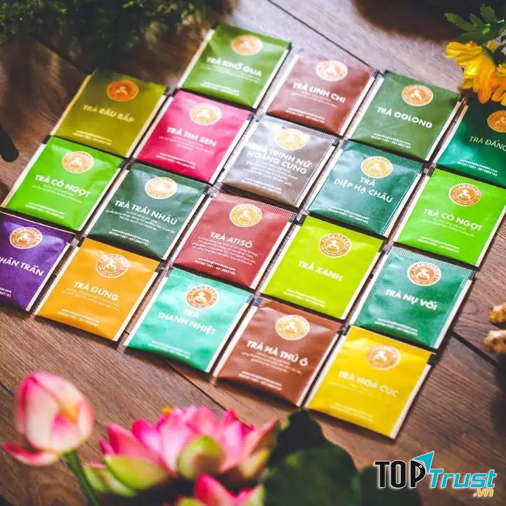 Trà xanh túi lọc L'angfarm