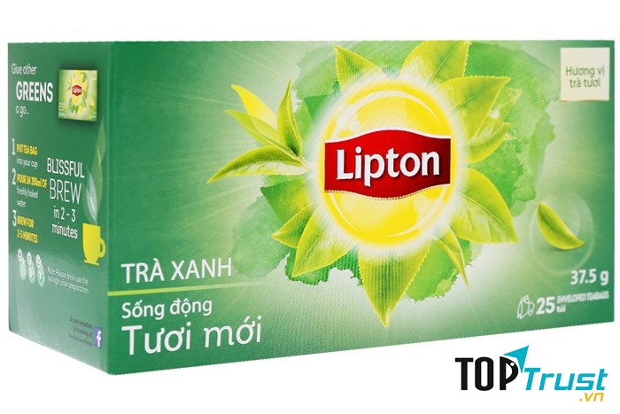 Trà xanh túi lọc Lipton