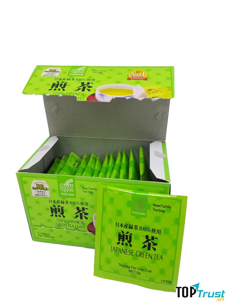 Trà Xanh Túi Lọc OSK 100% Japan Greentea TX20P