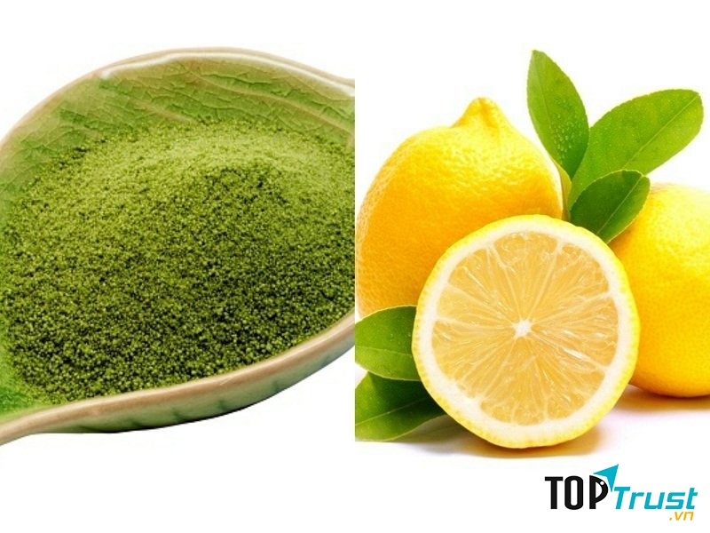 Trà xanh kết hợp cùng chanh làm tăng khả năng chống chất oxy hóa gấp 5 lần