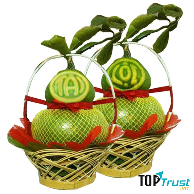 Cặp bưởi hồ lô đặc biệt này có giá bán khoảng 2.000.000 đồng