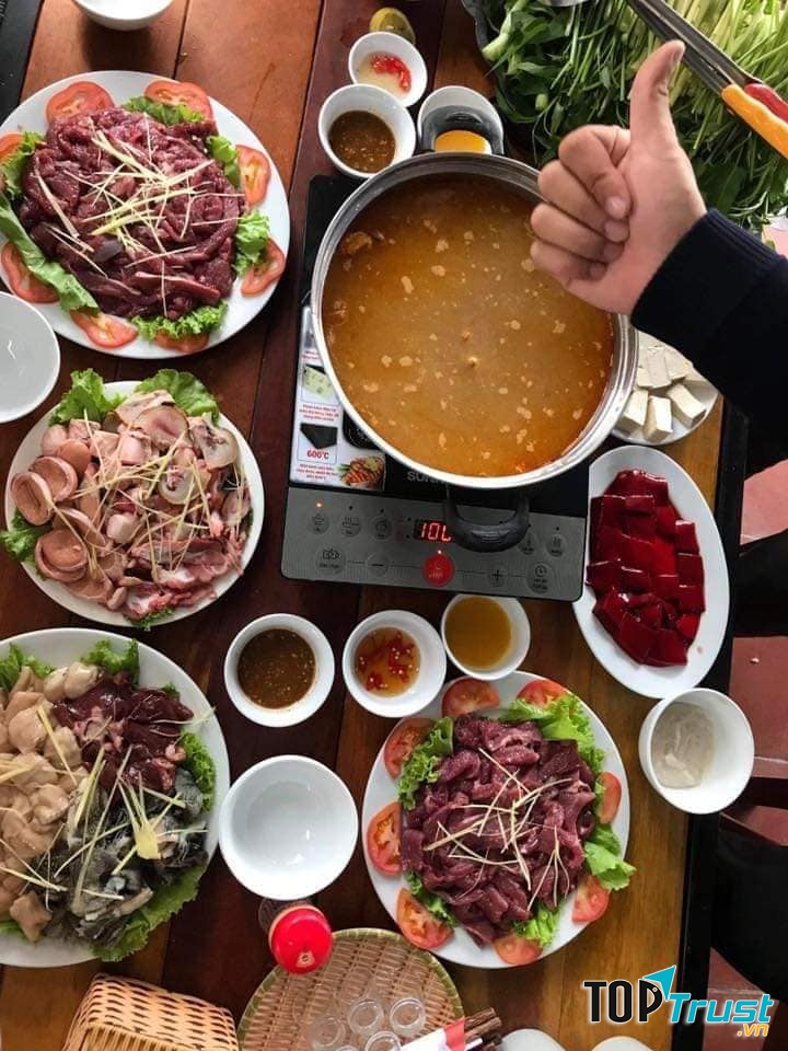 Các món ăn thơm ngon, hấp dẫn tại Trầm Sào Quán