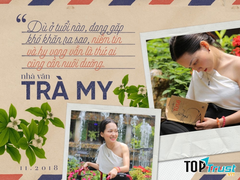 Trần Trà My: Nhà văn của nghị lực