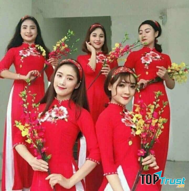 Minh Tâm sẽ làm cho cô dâu thêm phần sang trọng pha nét hiện đại nhưng vẫn giữ được sự thướt tha của chiếc áo dài