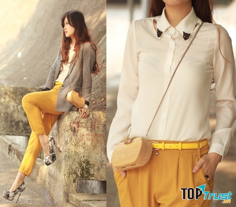 Màu vàng là màu của sự tươi mới, căng tràn nhựa sống