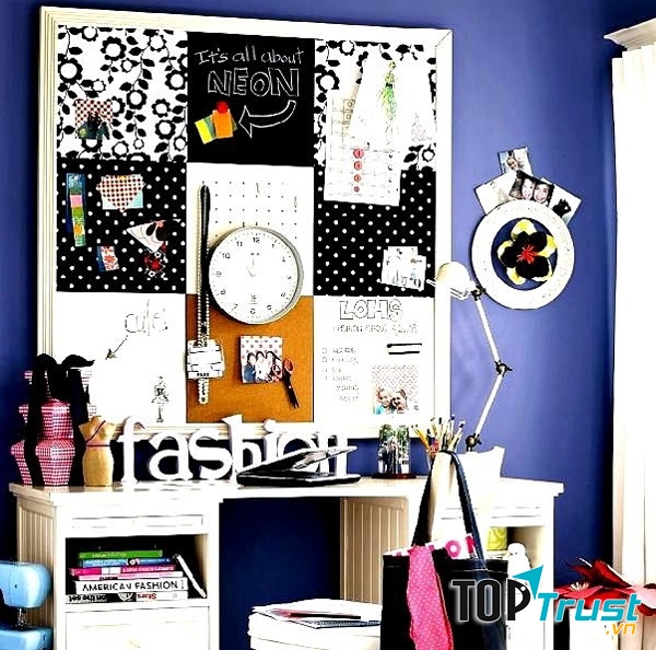 Tạo nguồn cảm hứng học cho con bằng việc làm đẹp cho chiếc bàn học