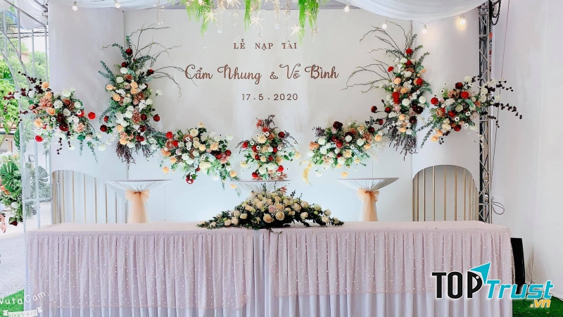 Trang trí tiệc cưới Duẩn Nhung