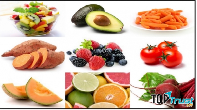 Nên đảm bảo lượng vitamin A cần thiết với các loại rau quả có màu vàng, đỏ. Tránh tình trạng dư thừa vitamin A