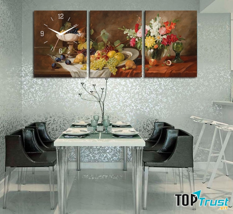 Tranh đồng hồ treo tường nghệ thuật SHINSTYLE