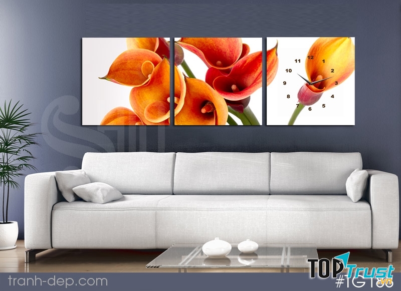 Tranh đồng hồ treo tường nghệ thuật SHINSTYLE