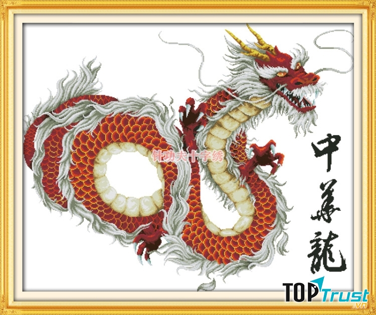 Tranh hình con Rồng được nhiều người tuổi Tý chọn để treo trong nhà