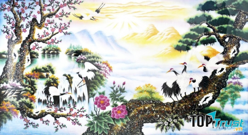 Những bức tranh phong thủy về mùa xuân rất hợp với những người tuổi Sửu