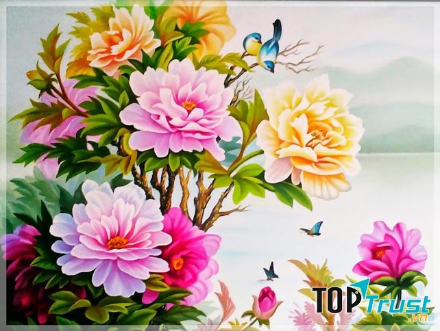 Tranh thiên nhiên ngày Tết