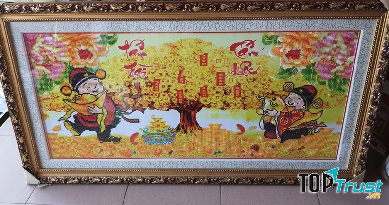 Tranh Thêu Chữ Thập - Tranh Đính Đá Đà Nẵng