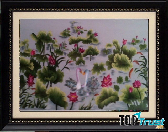 Tranh Thêu Tay Hà Sơn