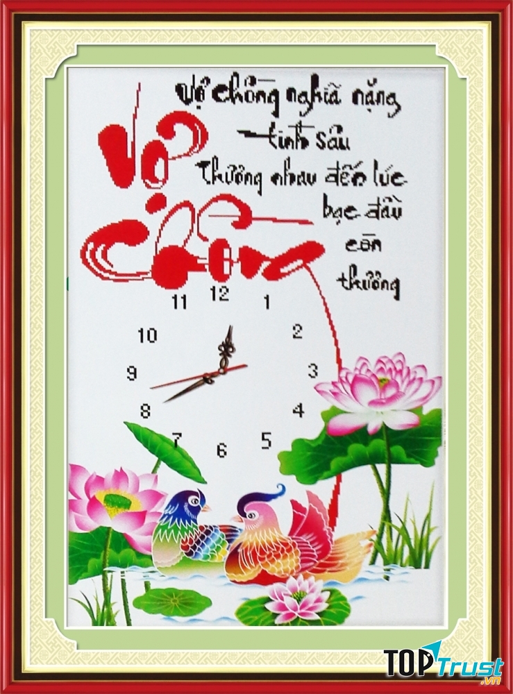 Tranh thư pháp viết tên cô dâu chú rể