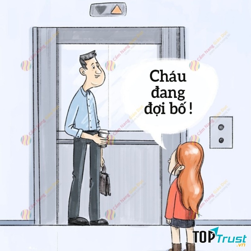 Tránh vào thang máy với người lạ (ảnh minh họa)