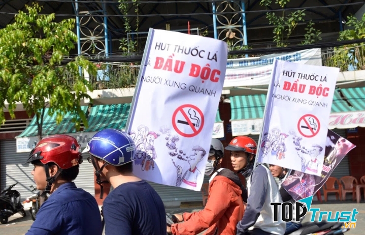 Tuyên truyền về từ bỏ khói thuốc