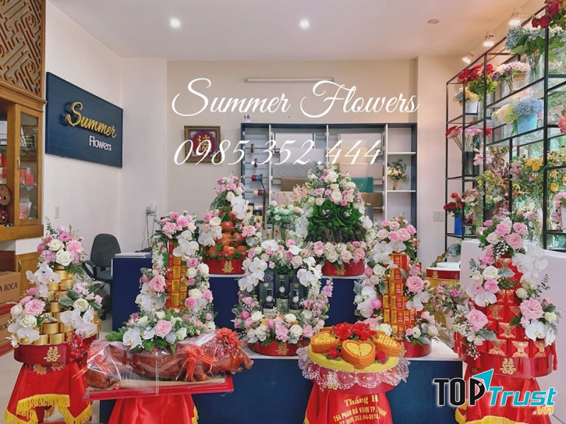 Tráp Ăn Hỏi Đẹp Tại Thái Bình - Summer Flowers