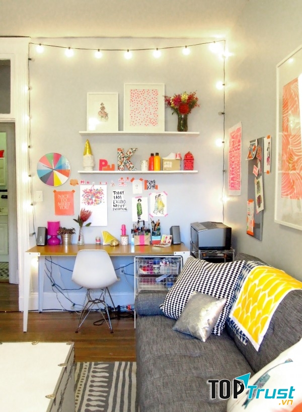 Góc làm việc bừng sáng tạo cảm hứng sáng tạo cho bạn.